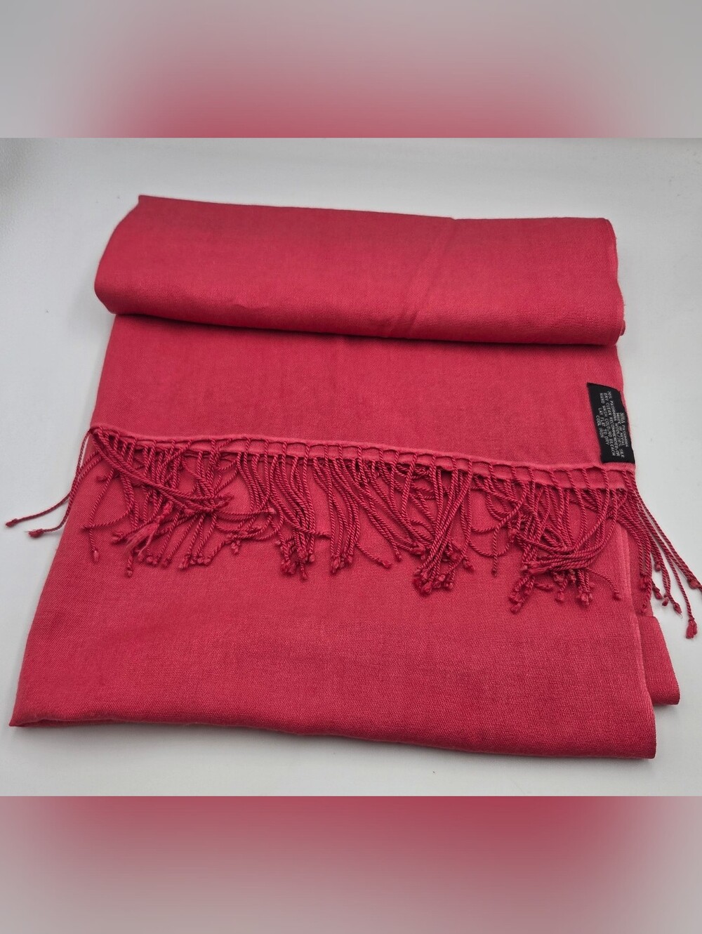 NEW Pashmina Solid Strawberry Pink / Shawl Scarf PSL15